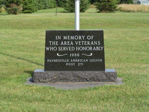 PAYNESVILLE AMERICAN LEGION POST 271 VETERANS MEMORIAL