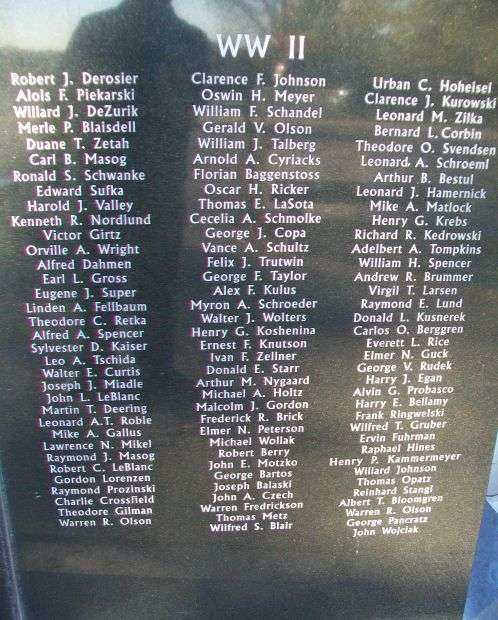 MORRISON COUNTY VETERANS MEMORIAL HONOR ROLL B