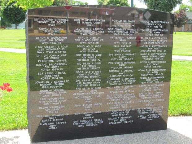 RAY KIRKPATRICK POST #463 VETERANS MEMORIAL HONOR ROLL STONE E