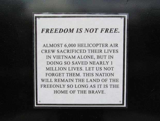 MCLEOD COUNTY BELL AH-1S HUEY COBRA ATTACK HELICOPTER MEMORIAL PLAQUE B