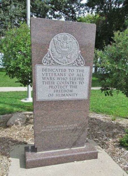SPICER WAR VETERANS MEMORIAL