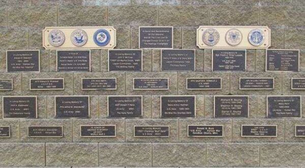 HASTINGS WAR VETERANS MEMORIAL WALL