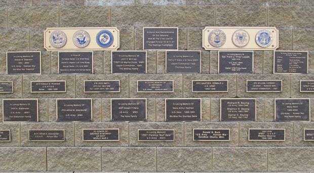 HASTINGS WAR VETERANS MEMORIAL WALL
