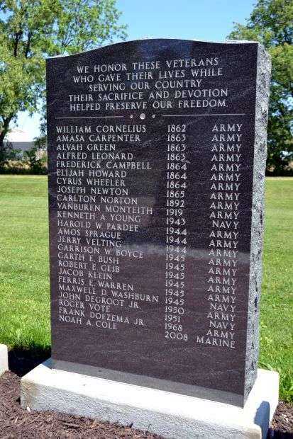 GEIB VETERANS MEMORIAL HONOR ROLL STONE