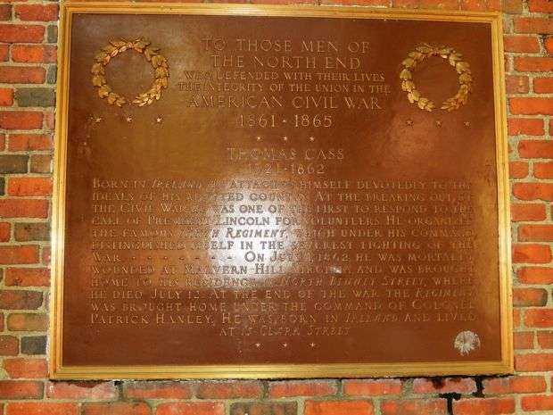 TO THOSE MEN OF THE NORTH END WAR MEMORIAL PLAQUE