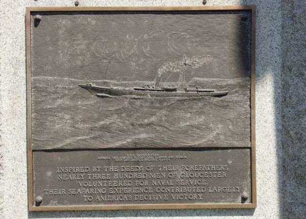 GLOUCESTER SPANISH-AMERICAN WAR MEMORIAL PLAQUE A