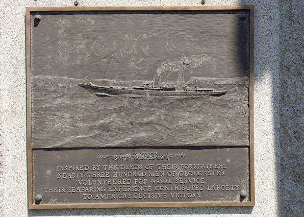 GLOUCESTER SPANISH-AMERICAN WAR MEMORIAL PLAQUE A