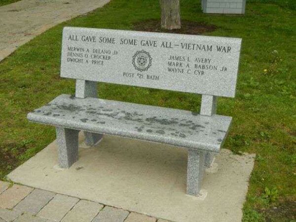 ALL GAVE SOME, SOME GAVE ALL WAR MEMORIAL BENCH