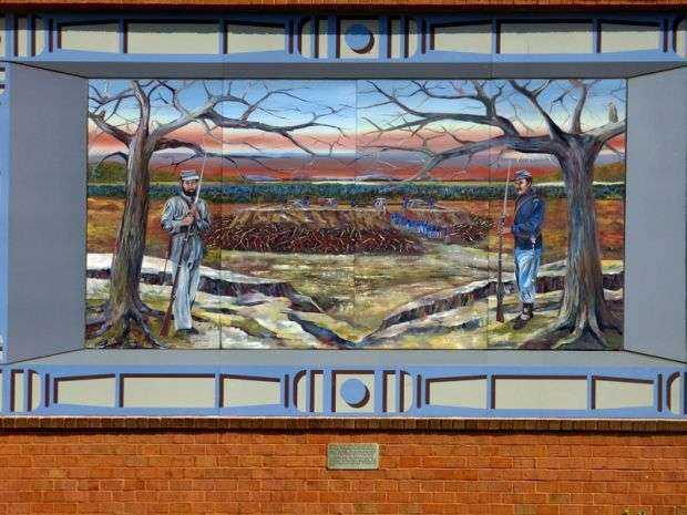 EARLY’S RAID ON WASHINGTON WAR MEMORIAL MURAL