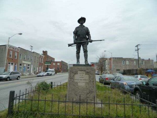 THE HIKER BALTIMORE MD MEMORIAL