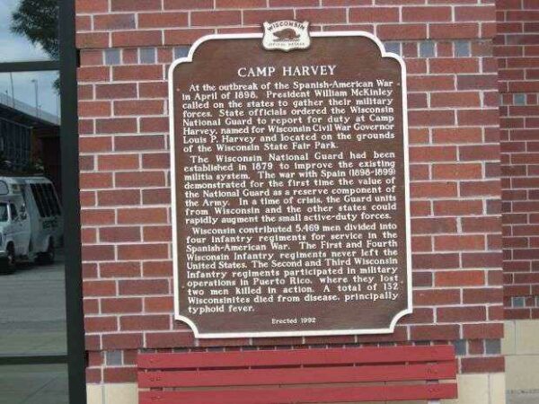 CAMP HARVEY MEMORIAL MARKER