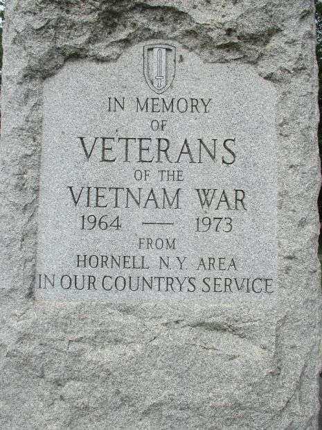 HORNELLSVILLE WAR VETERANS MEMORIAL STONE F