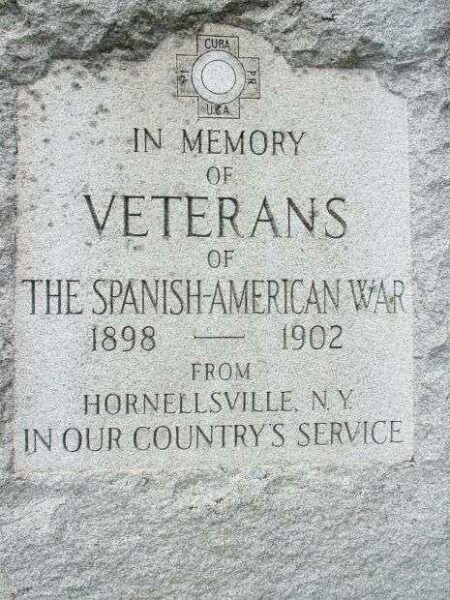HORNELLSVILLE WAR VETERANS MEMORIAL STONE B