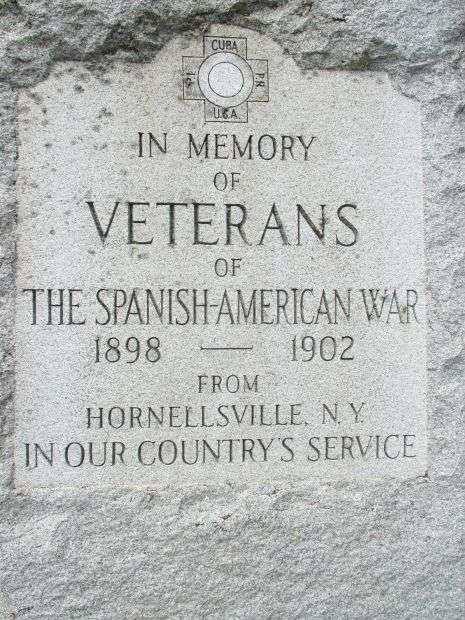 HORNELLSVILLE WAR VETERANS MEMORIAL STONE B