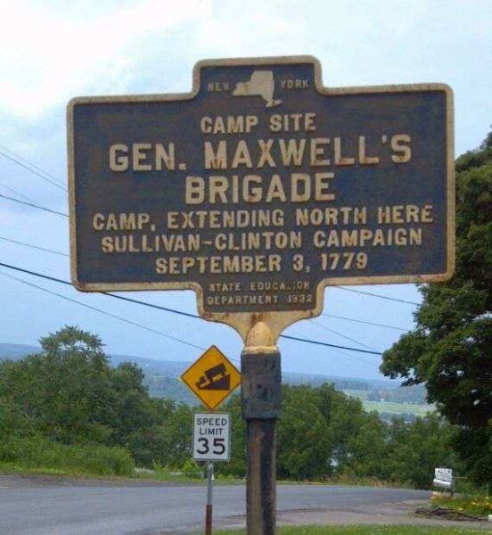 CAMP SITE GEN. MAXWELL’S BRIGADE WAR MEMORIAL MARKER