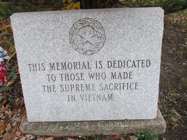 POTSDAM WAR VETERANS MEMORIAL RIGHT STONE