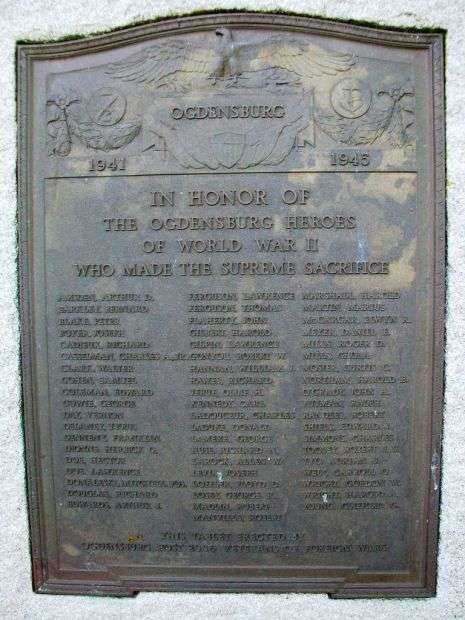 OGDENSBURG WORLD WAR II MEMORIAL