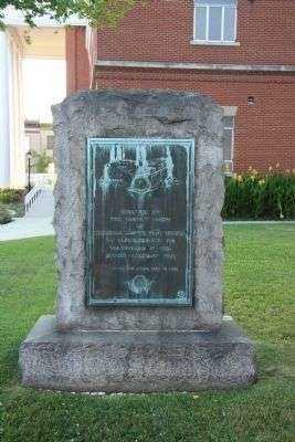 MARSHALL COUNTY SPANISH-AMERICAN WAR MEMORIAL