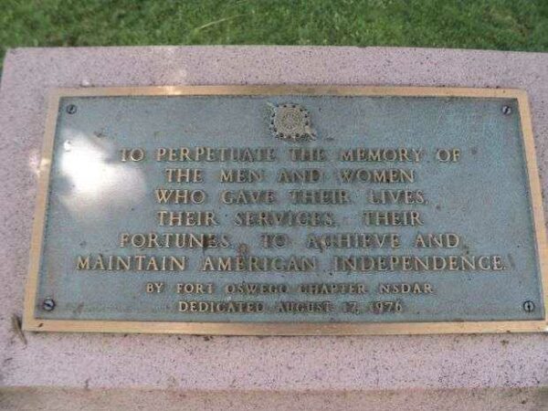 AMERICAN REVOLUTIONARY WAR PATRIOTS MEMORIAL PLAQUE