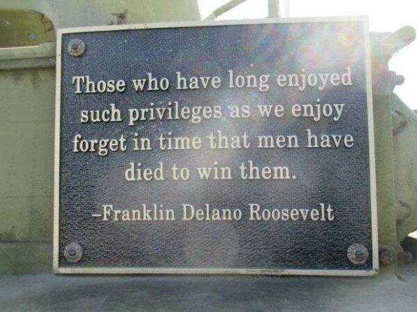 DEDICATED TO ALL MILITARY VETERANS MEMORIAL PLAQUE