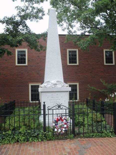 UNKNOWN SOLDIERS OF THE AMERICAN REVOLUTION MEMORIAL