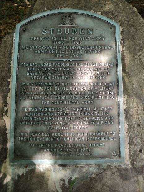 STEUBEN REVOLUTIONARY WAR MEMORIAL PLAQUE