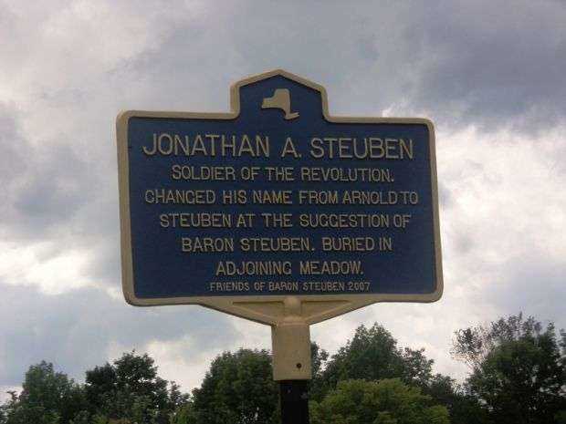 JONATHAN A. STEUBEN REVOLUTIONARY WAR SOLDIERS MEMORIAL MARKER