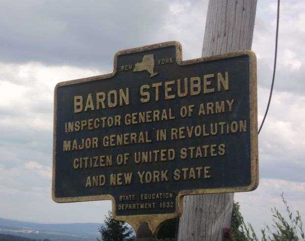 BARON STEUBEN REVOLUTIONARY WAR MEMORIAL MARKER