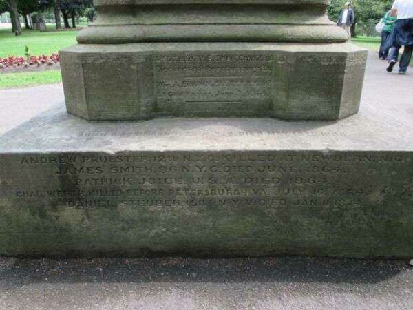 TOWN OF NIAGARA CIVIL WAR MEMORIAL HONOR STONE B