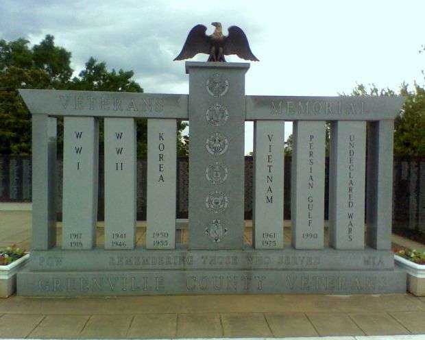 GREENVILLE COUNTY VETERANS MEMORIAL