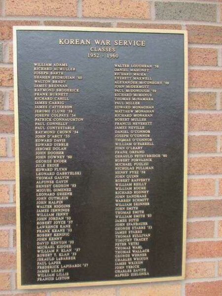 FOR GOD AND COUNTRY NIAGARA UNIVERSITY VETERANS’ MEMORIAL PLAQUE D