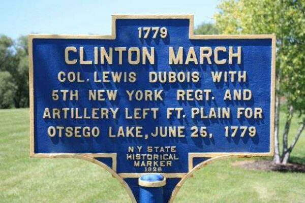 CLINTON MARCH WAR MEMORIAL MARKER
