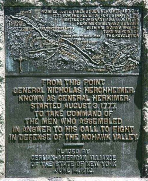 GENERAL NICHOLAS HERCHHEIMER WAR MEMORIAL