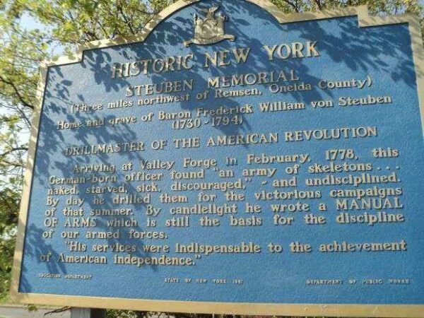 STEUBEN MEMORIAL MARKER