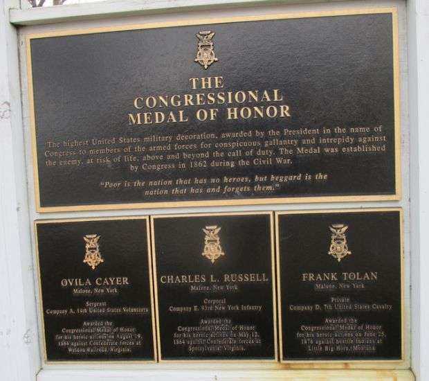 MALONE CONGRESSIONAL MEDAL OF HONOR MEMORIAL