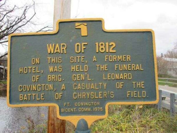 WAR OF 1812 MEMORIAL MARKER IV