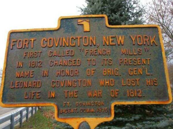 FORT COVINGTON, NEW YORK WAR MEMORIAL MARKER