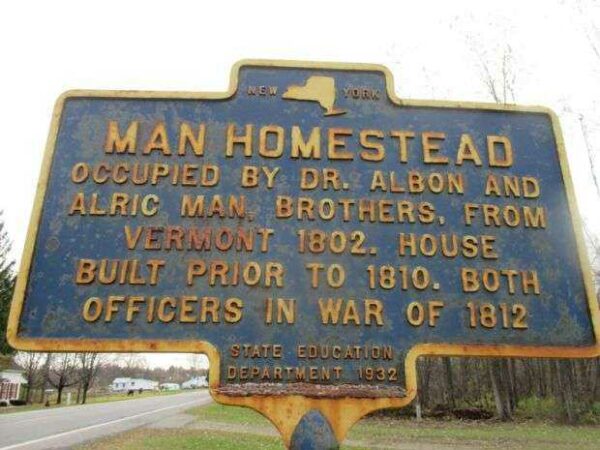 MAN HOMESTEAD WAR MEMORIAL MARKER