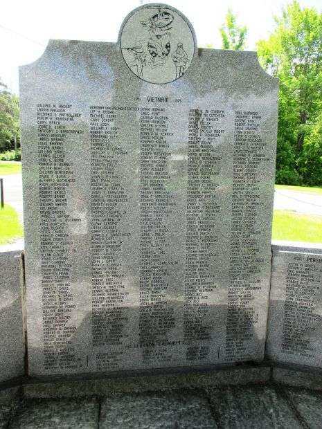 HOLLAND WAR MEMORIAL CENTER STONE BACK
