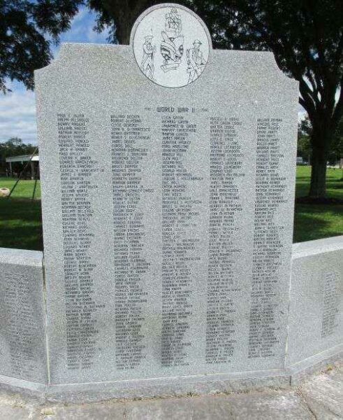 HOLLAND WAR MEMORIAL CENTER STONE FRONT