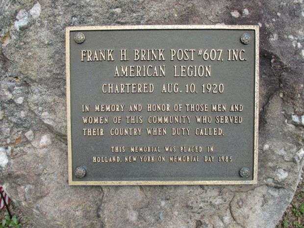 AMERICAN LEGION POST #607 VETERANS MEMORIAL