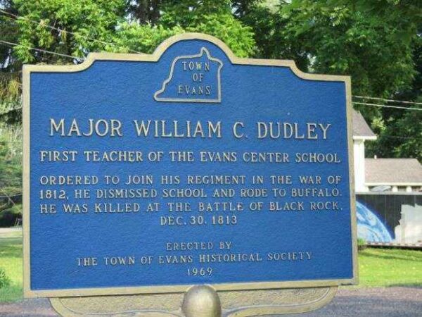 MAJOR WILLIAM C. DUDLEY WAR MEMORIAL MARKER