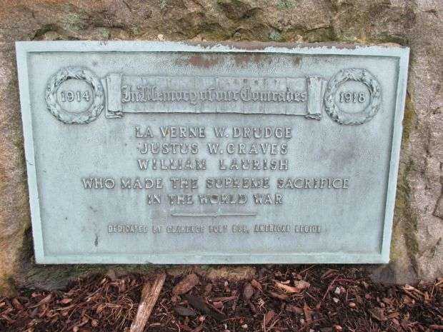 AMERICAN LEGION POST 838 WORLD WAR I MEMORIAL