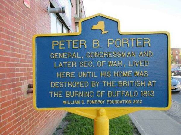 PETER B. PORTER WAR MEMORIAL MARKER