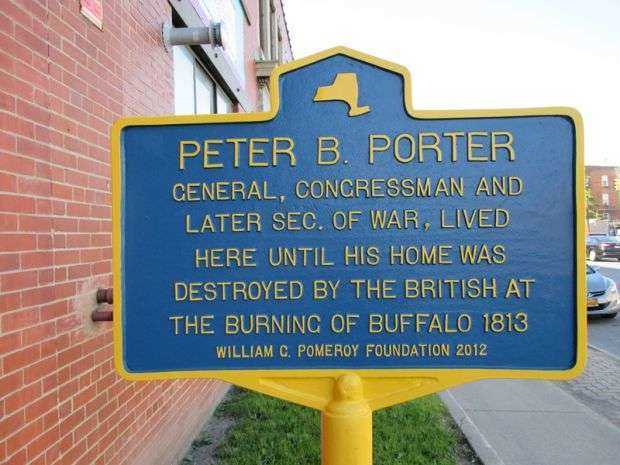 PETER B. PORTER WAR MEMORIAL MARKER