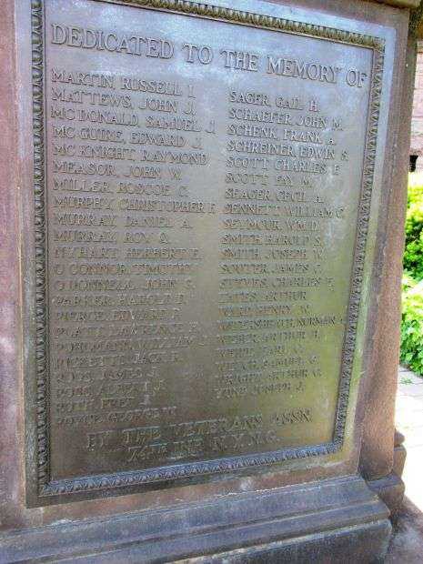 AMERICAN DOUGHBOY “OVER THE TOP” TO VICTORY WAR MEMORIAL PLAQUE C