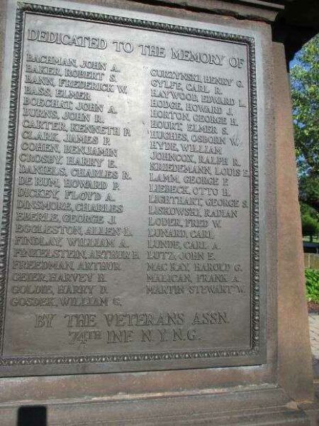 AMERICAN DOUGHBOY “OVER THE TOP” TO VICTORY WAR MEMORIAL PLAQUE B