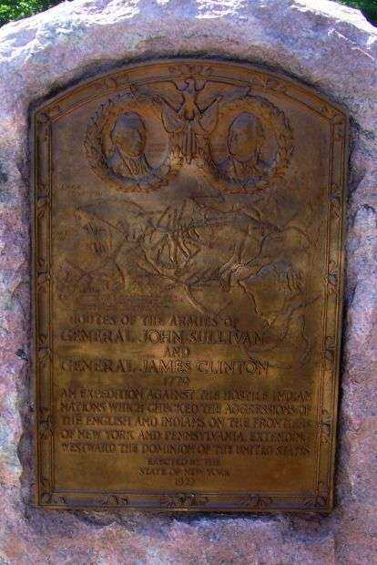 BATTLE OF CHEMUNG REVOLUTIONARY WAR MEMORIAL BACK