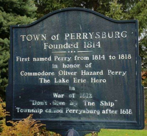 TOWN OF PERRYSBURG WAR MEMORIAL MARKER