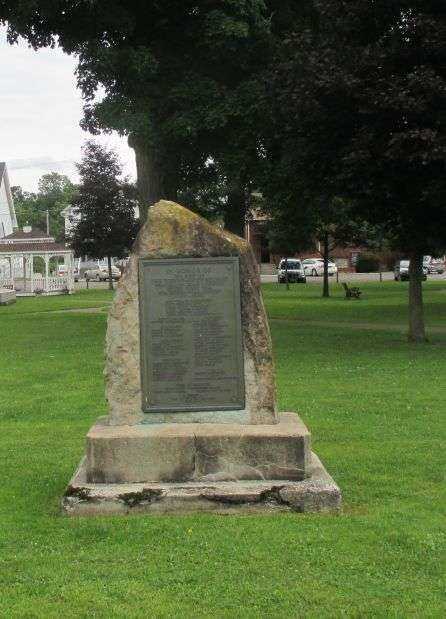 TOWNSHIP OF BELFAST WORLD WAR I MEMORIAL